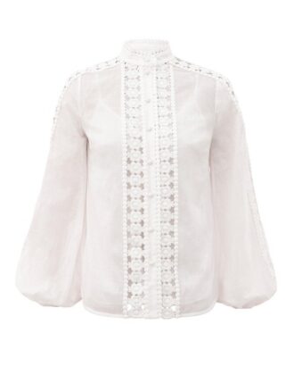 Stardust Trim Shirt in Elfenbein online