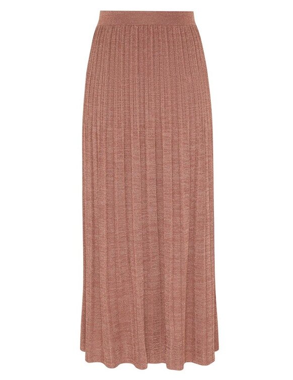 Wanderlust Metallic Midi-Röck Metallic Dusty Rose online Wanderlust Metallic Midi-Röck Metallic Dusty Rose online