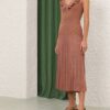 Wanderlust Metallic Midi-Röck Metallic Dusty Rose online Wanderlust Metallic Midi-Röck Metallic Dusty Rose online