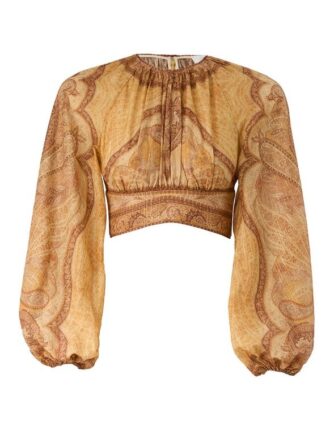 Wanderlust-Oberteil Tapestry Mustard Multi Online Wanderlust-Oberteil Tapestry Mustard Multi Online