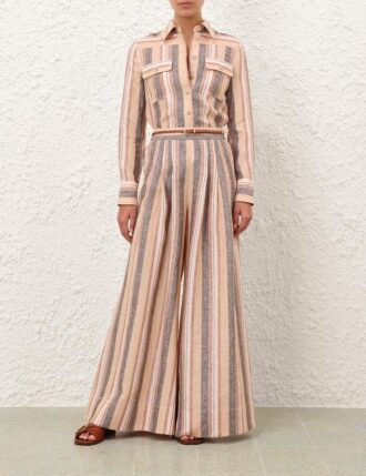 Wanderlust Stripe Hose Tan Multi Stripe Online